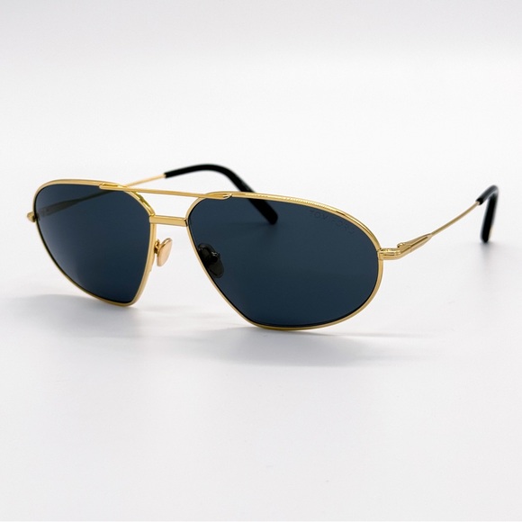 NEW TOM FORD BRADFORD TF771 30A UNISEX SUNGLASSES FT0771/S GOLD GREY EYEWEAR - Picture 2 of 8